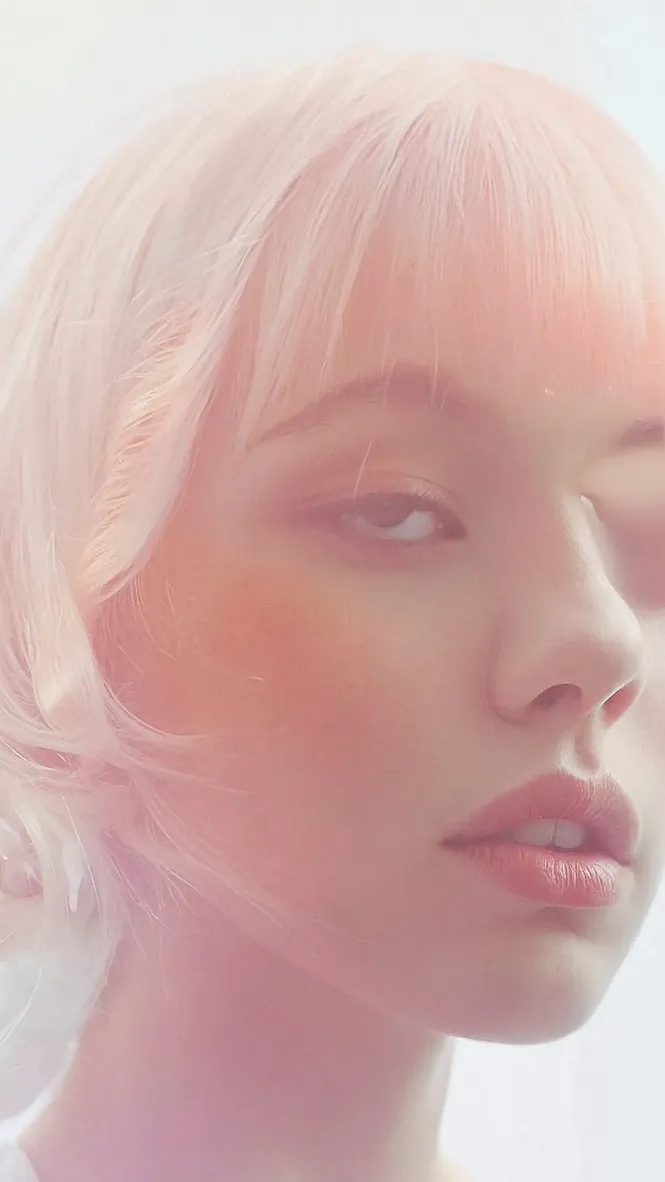 Pink's Gentle Kiss