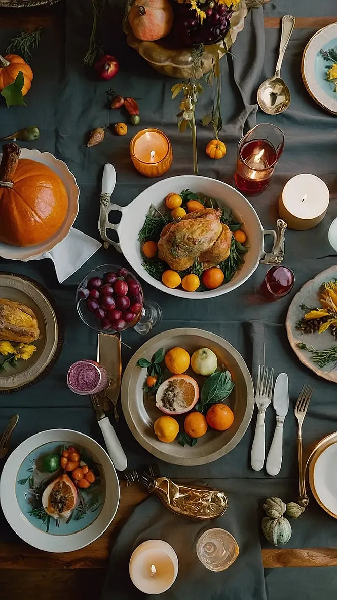 Gobble 'Til You Wobble: Thanksgiving Tablescapes That'll Make You Drool