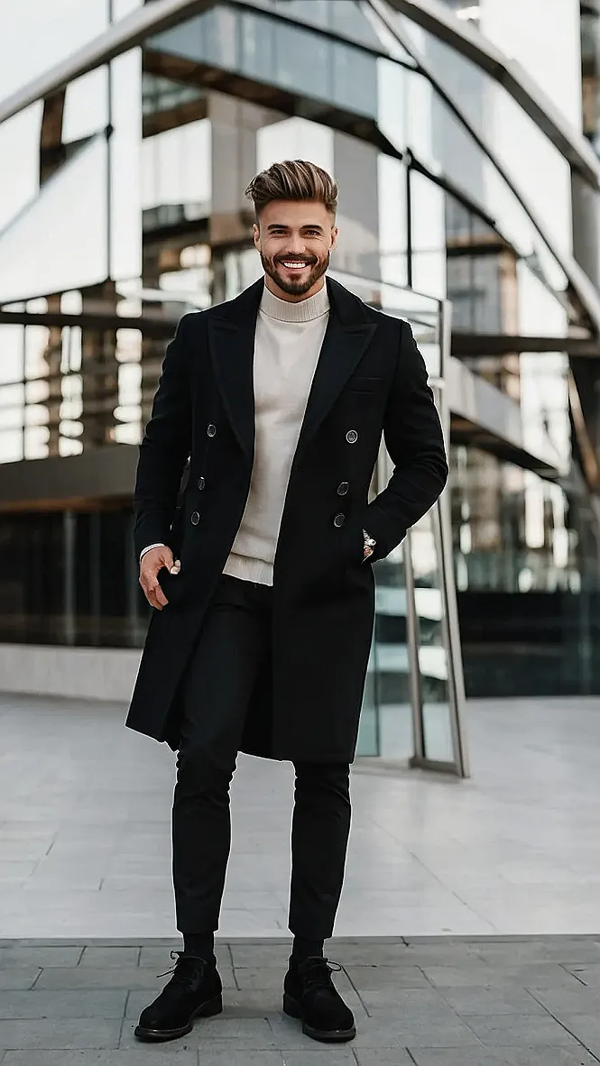 Black & White Wonderland:  Winter's Bold Look