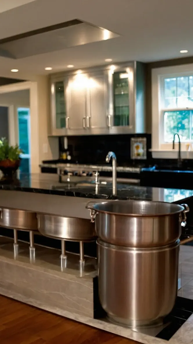 Gold-Pot Glamour: Kitchen Remodel