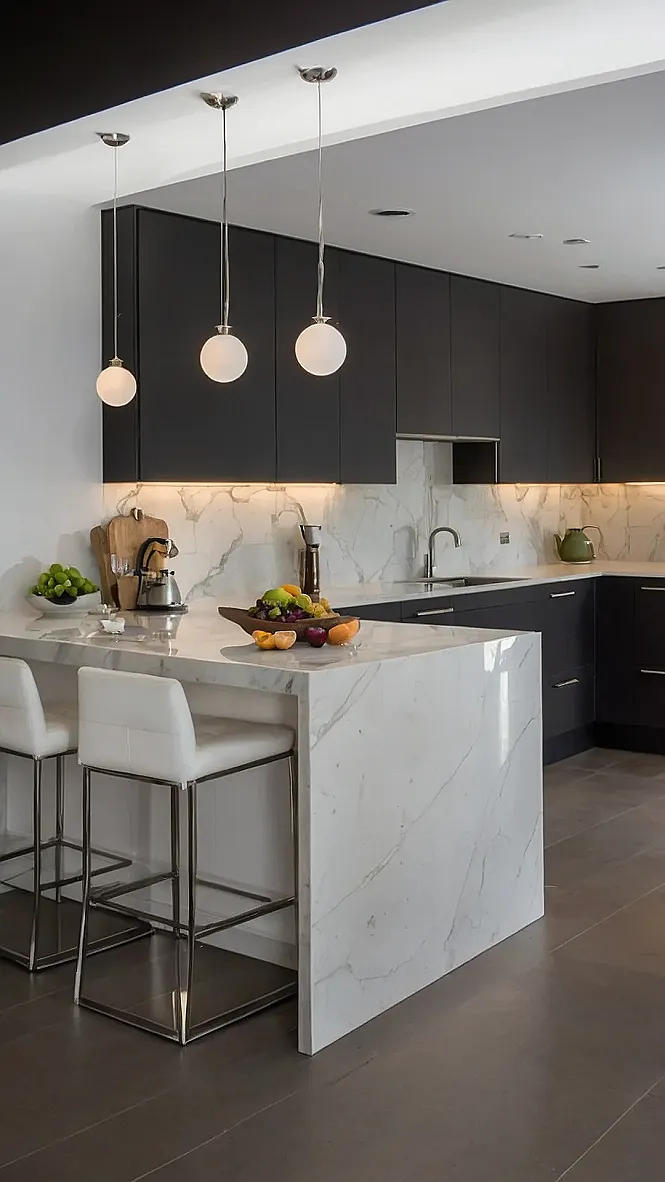 Marble-ous Kitchen Makeover!: