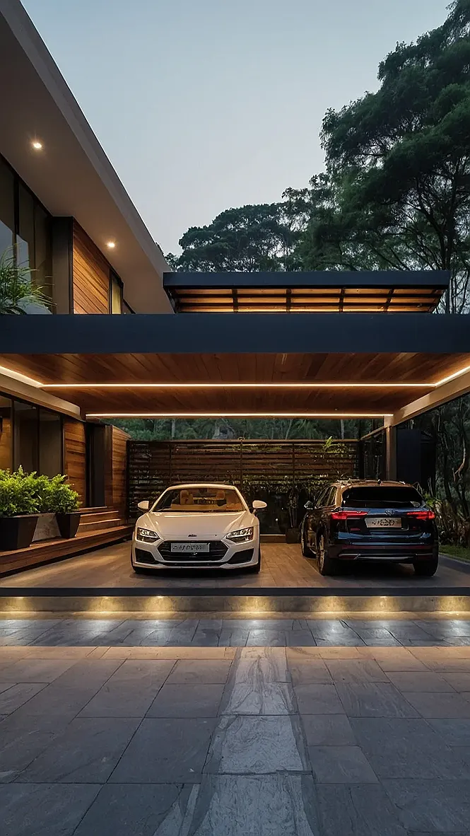 Sleek Driveway Style