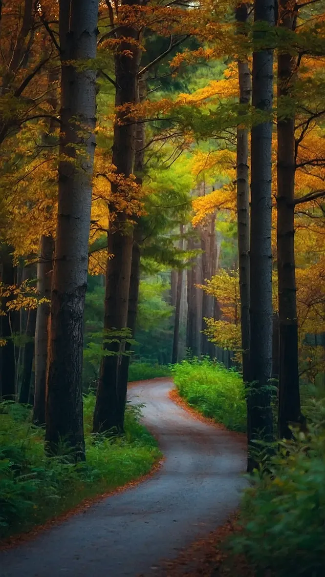 A Winding Path Through Nature's Woods: