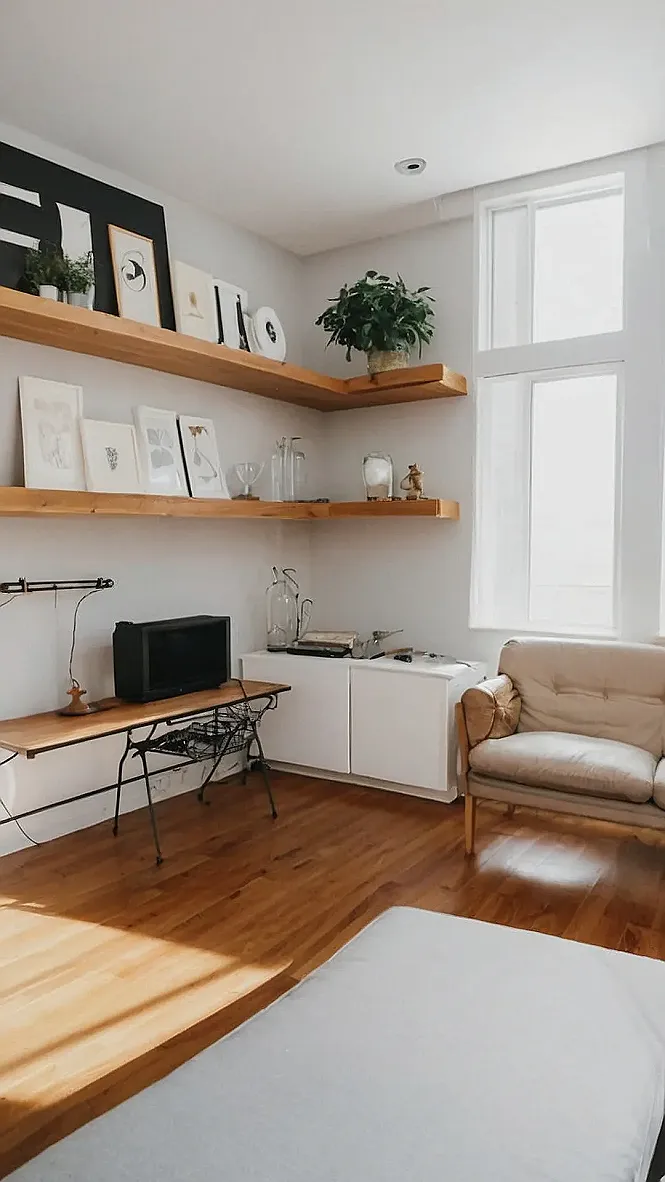 Modern and Minimalist Decor Ideas for Girls' Room | metercube - Small Space Minimalist Living Room Decor Ideas