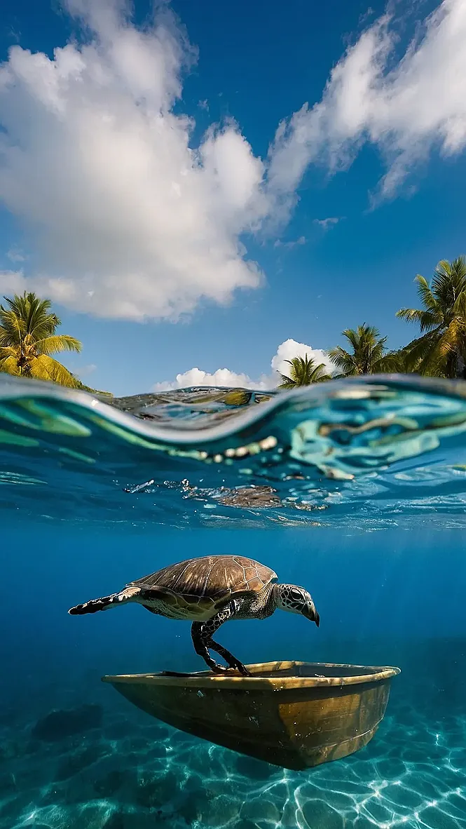 Turtle Time: This Little Guy's Got Style!