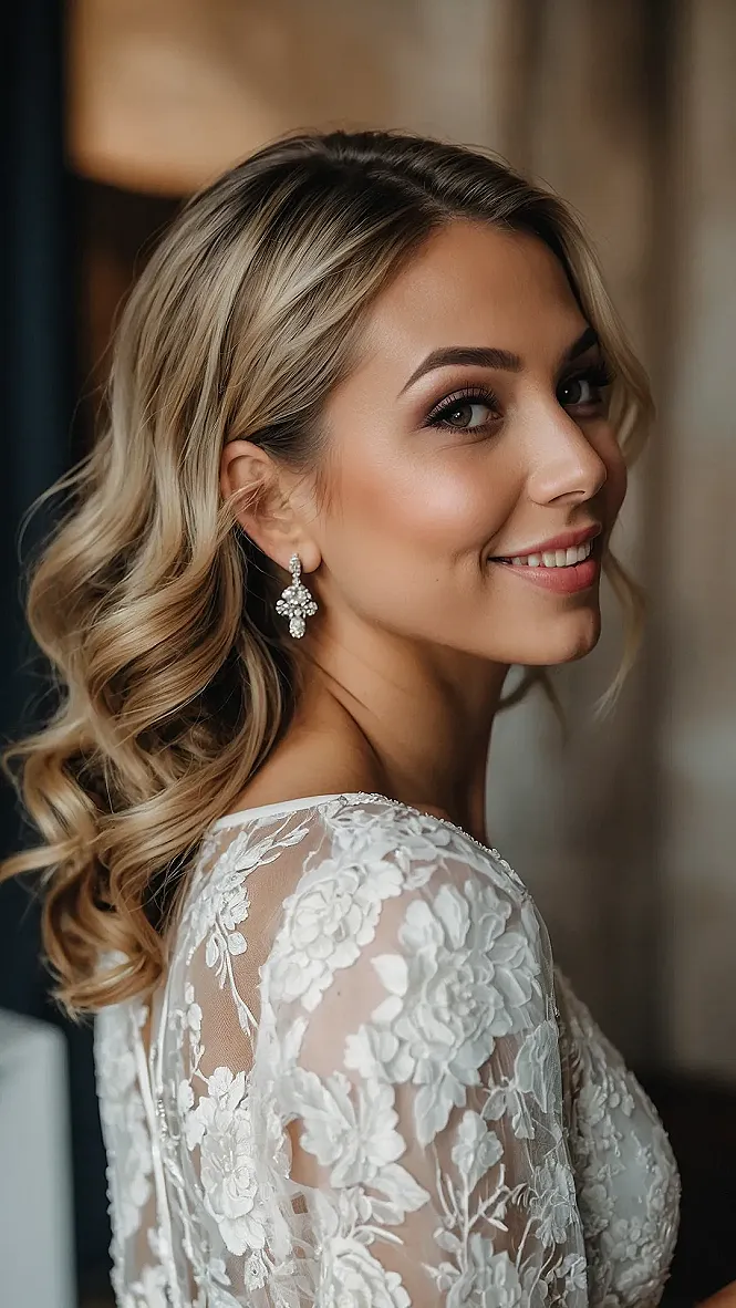 Petals & Tresses: Mid-Length Wedding Styles