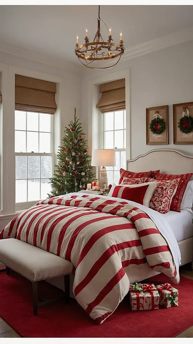 Holly Jolly Bedroom Upgrade