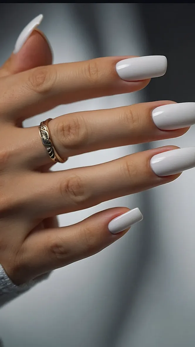 White Nails:  A Ring's Best Friend
