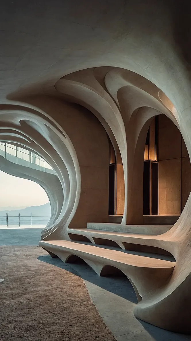 Concrete Curves: Where Buildings Flow Like Water