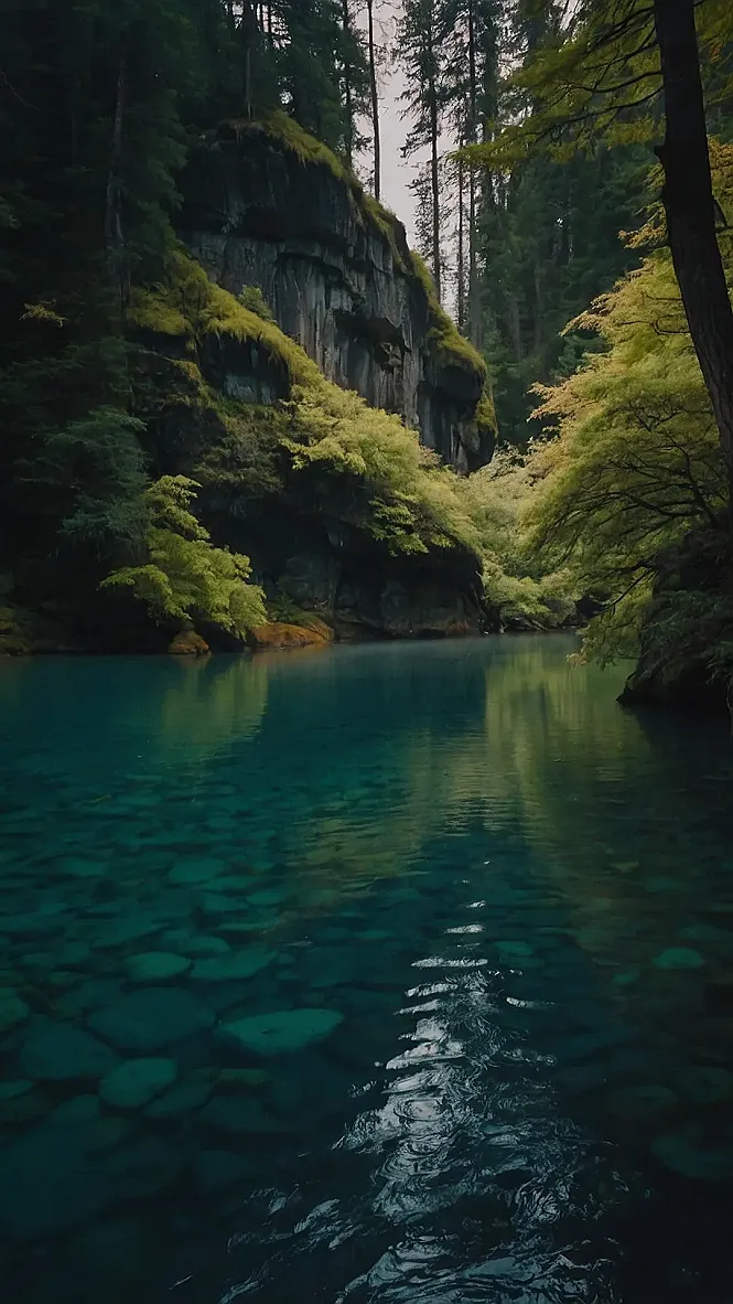 Nature's Secret Lagoon: