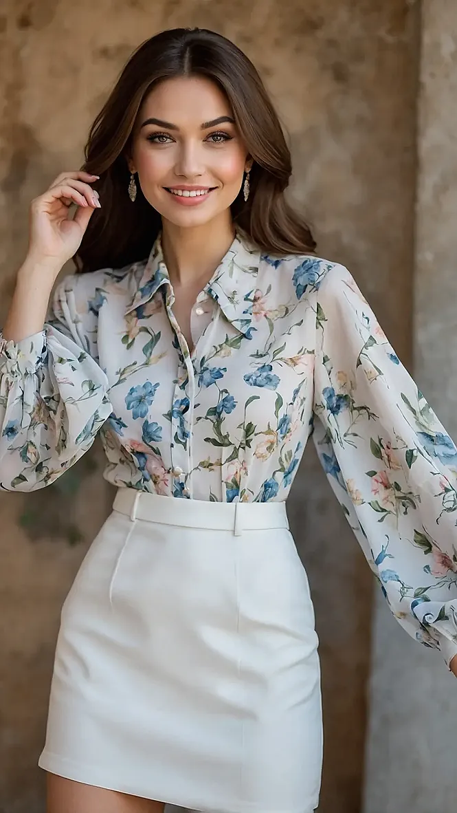 Flowery Confidence Outfit
