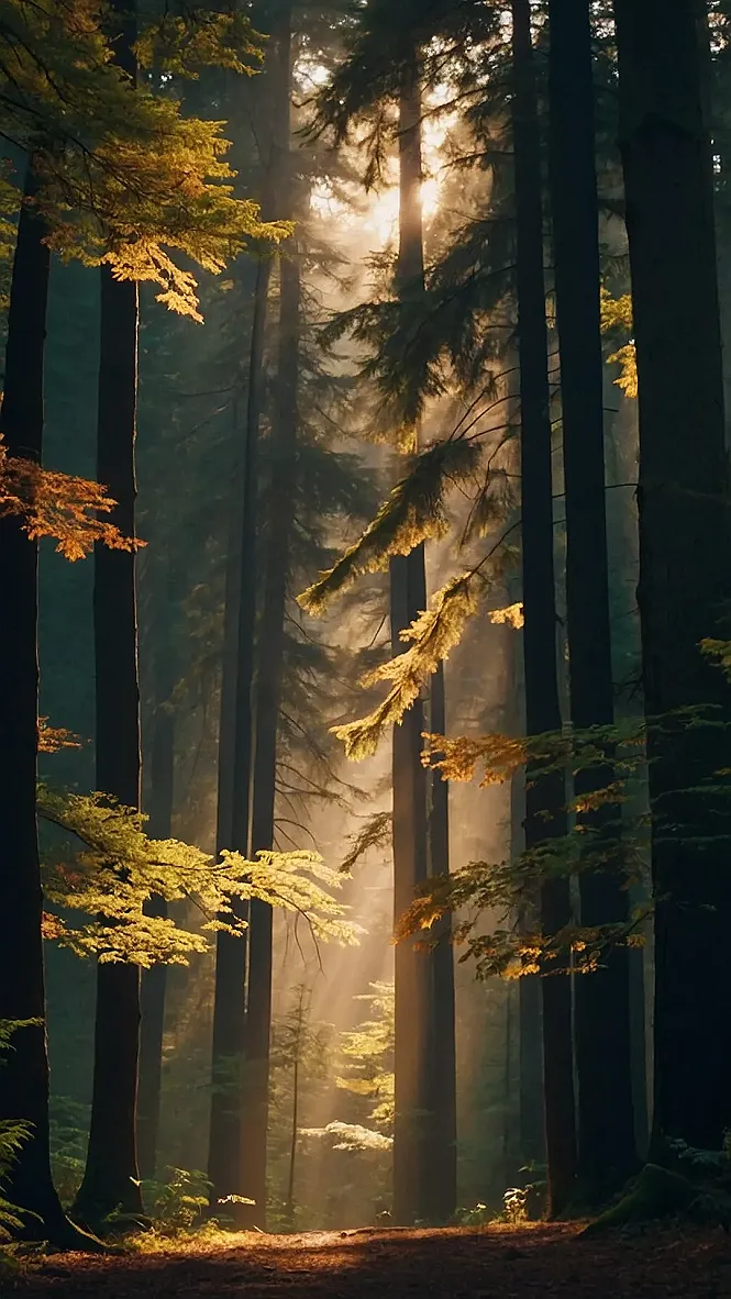 Sunbeams and Shady Trees