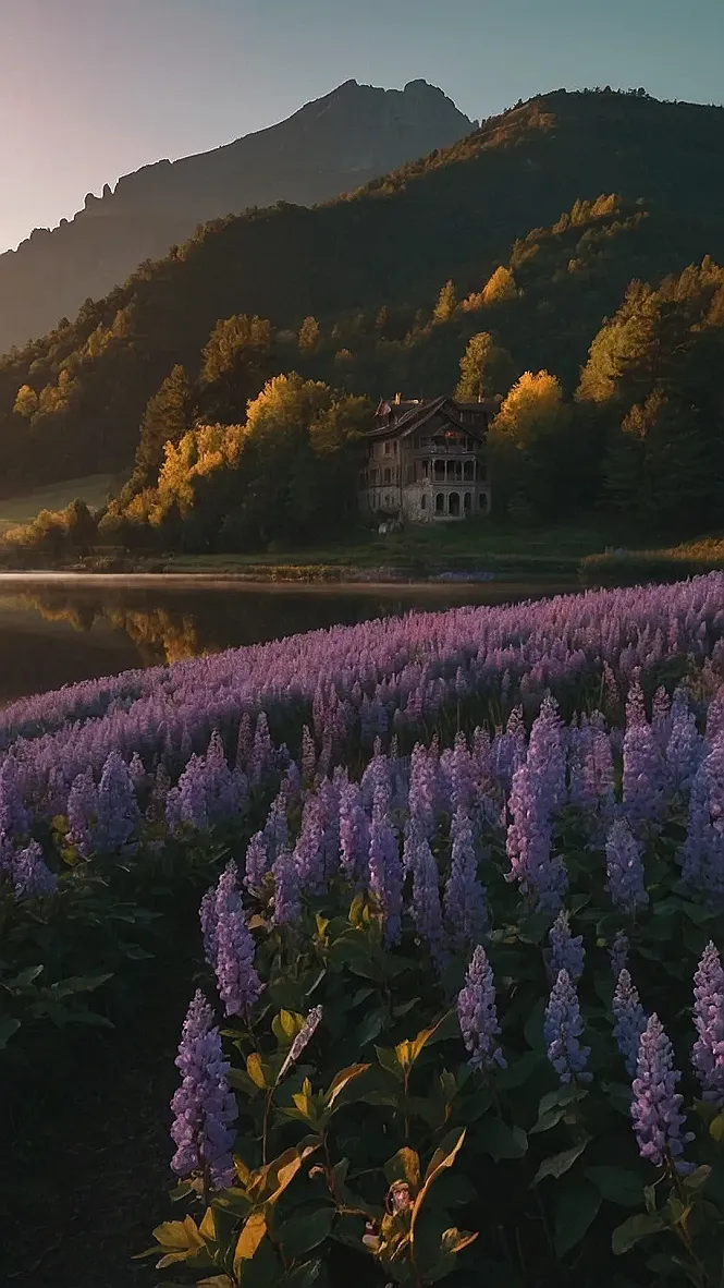 Purple Paradise: A House with a View: