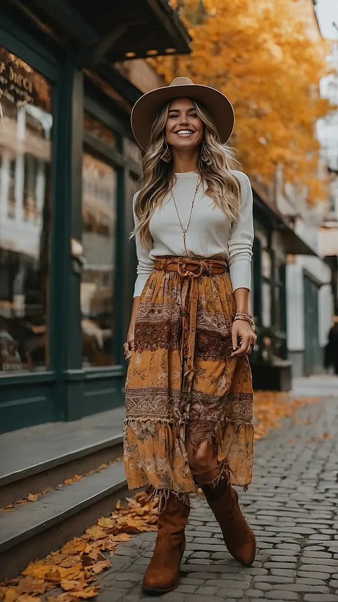 Autumn Leaves Boho: