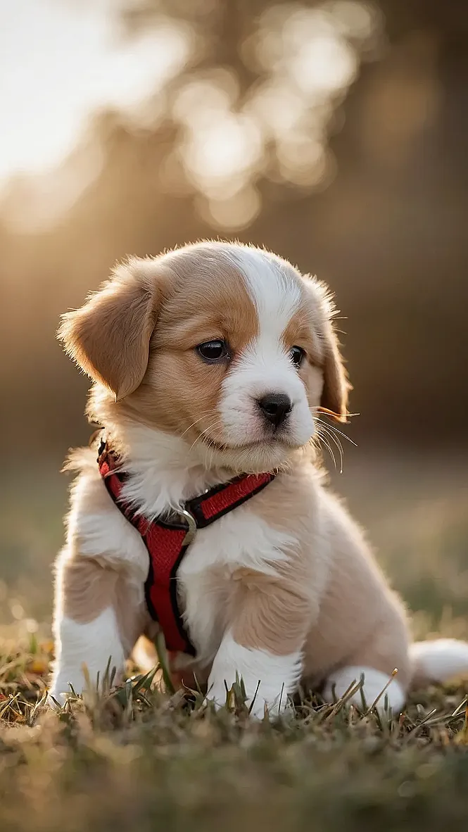 Pixelated Puppy Paradise