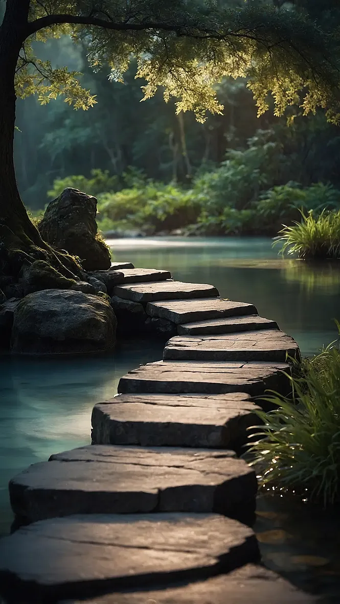 Tranquil Treads Tapestry