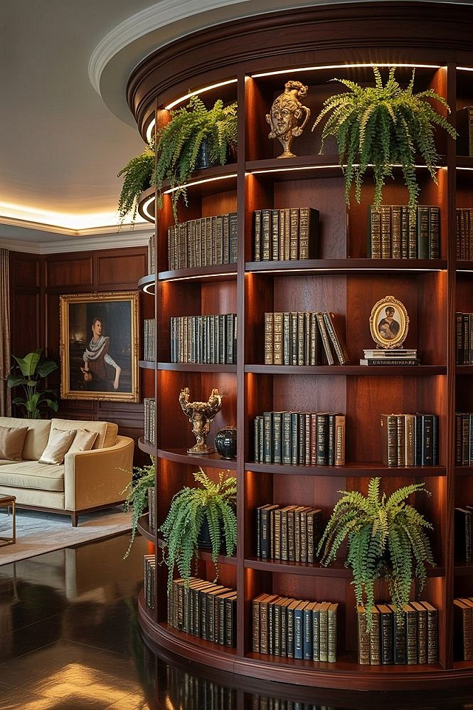 Luxury Bookshelf Design: Elegant Room Decor & Display Ideas