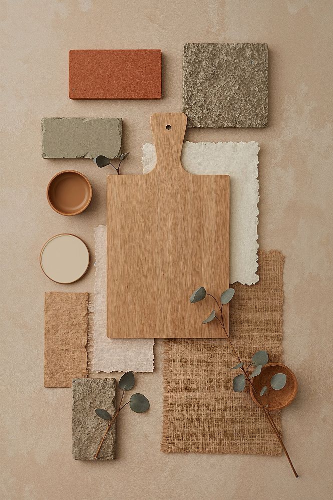 Dream House Interiors: Organic Modern Materials Palette