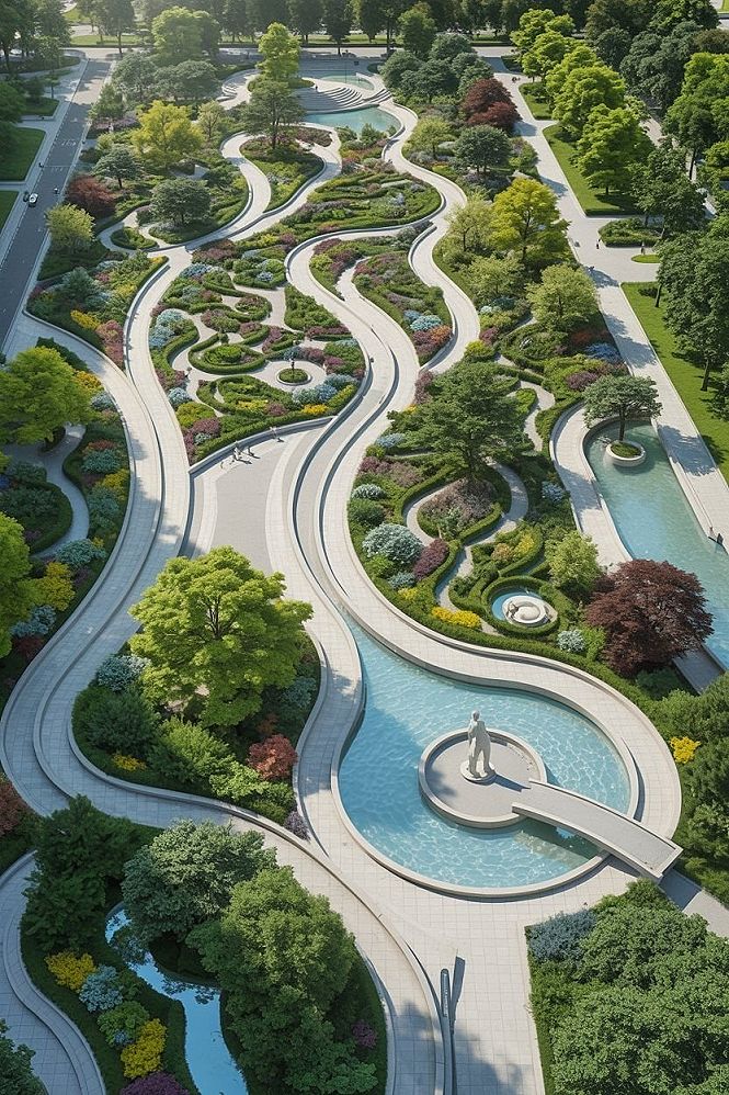 Modern Sensory Garden Master Plan: Innovative Landscape Design 2024