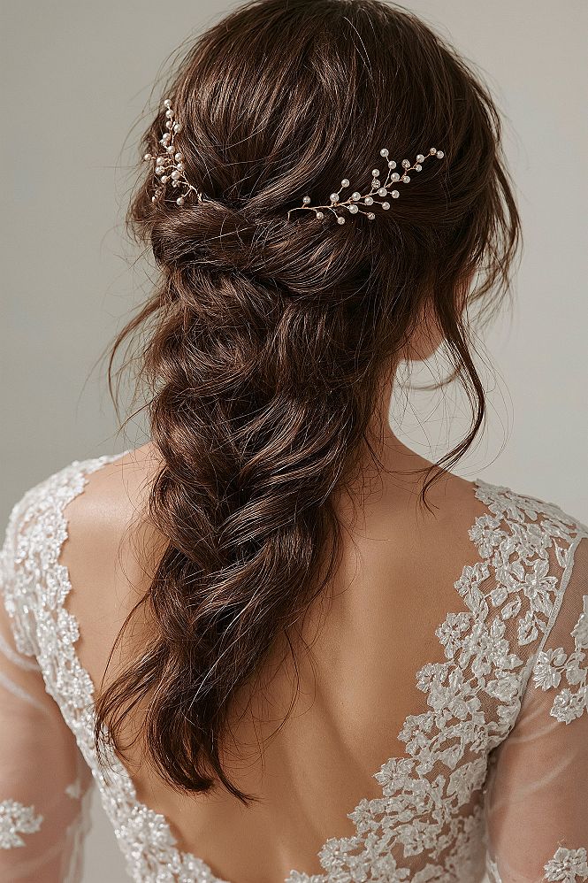 Elegant Braided Wedding Hairstyles for Long-Haired Brides