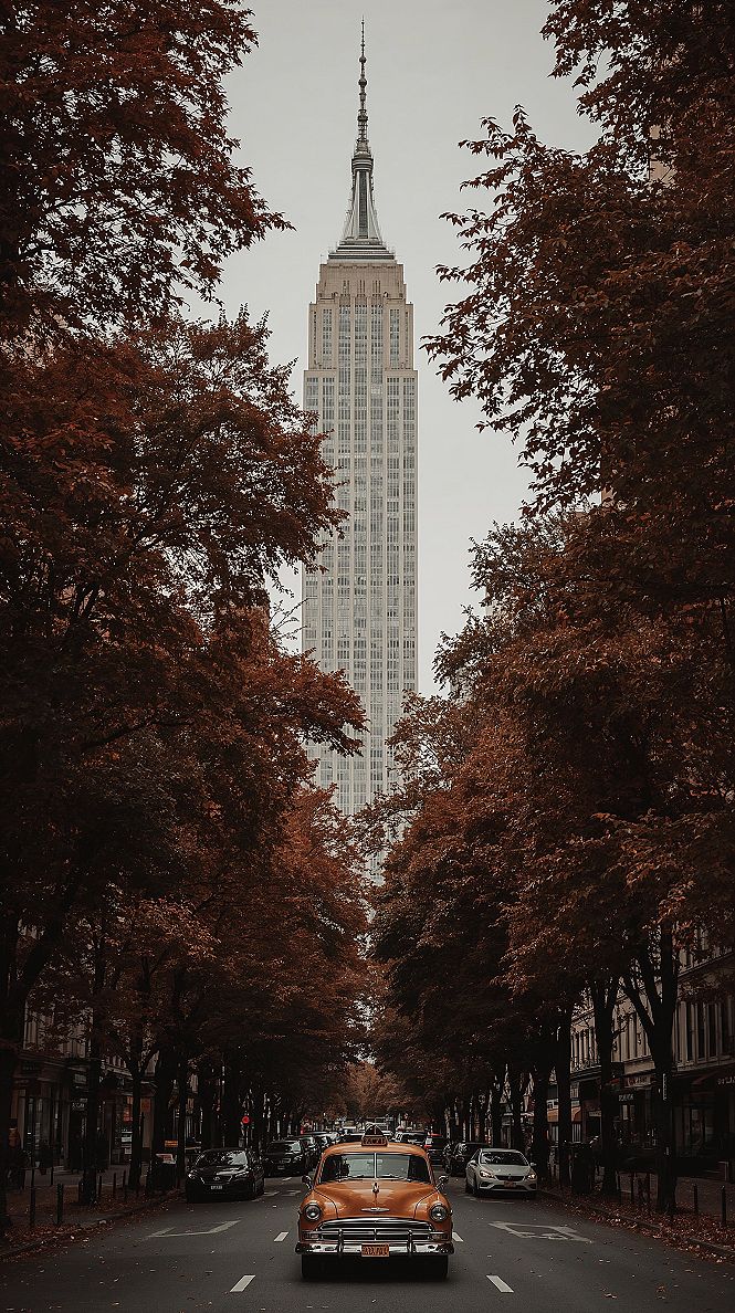 NYC Autumn Vibes: Cozy Fall Cityscape Wallpapers & Aesthetic Photography