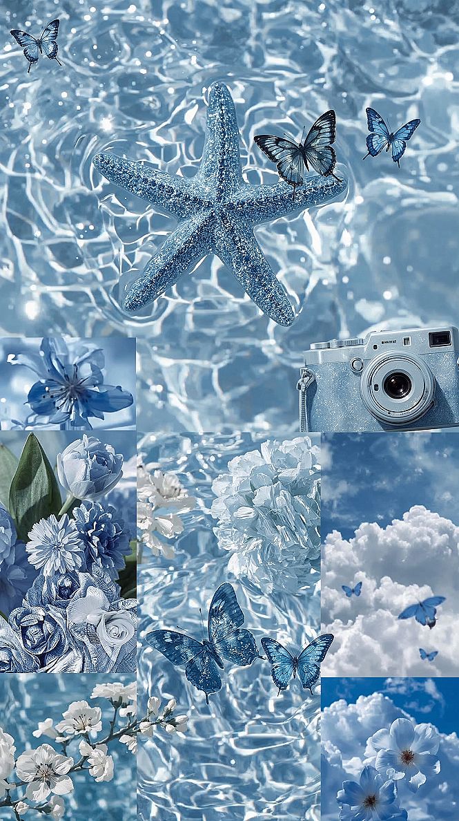 Dreamy Blue Aesthetic iPhone Wallpapers for a Serene Vibe