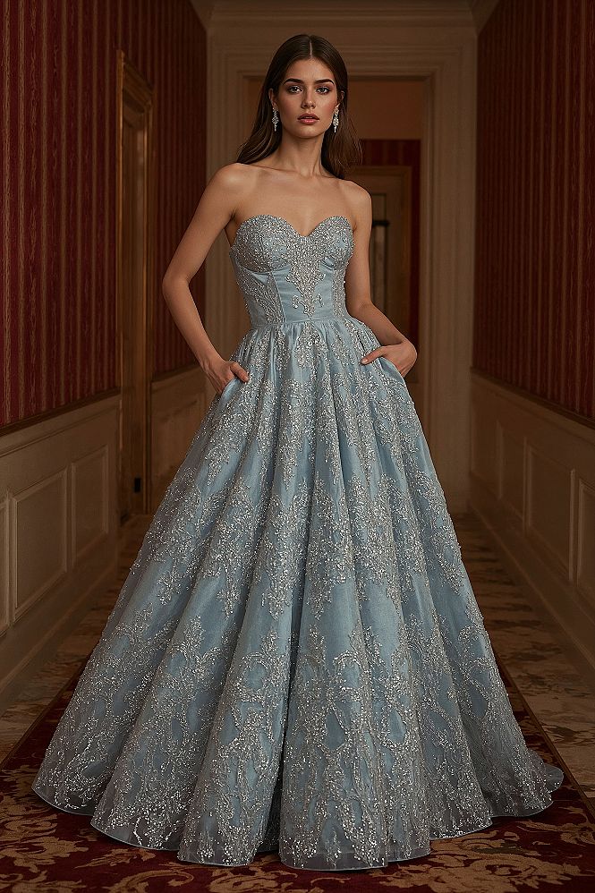 Vintage Blue Velvet Gown: Timeless Elegance for Prom 2026