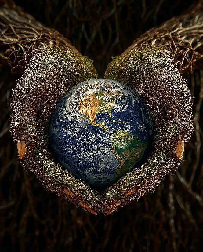 Intricate Details of Nature's Embrace