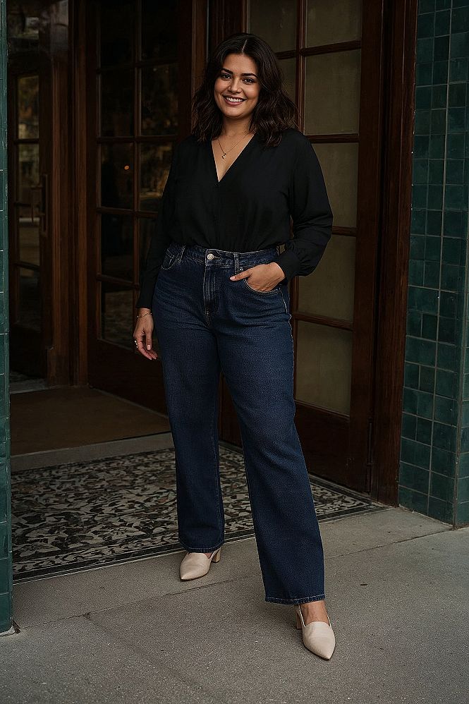 Chic Plus Size Jeans Outfit Ideas for Daily Comfort