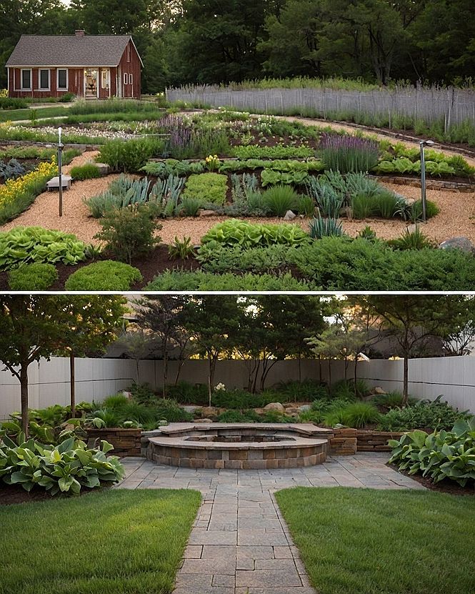 Creating Structured Flower Beds Along Paver Walkways