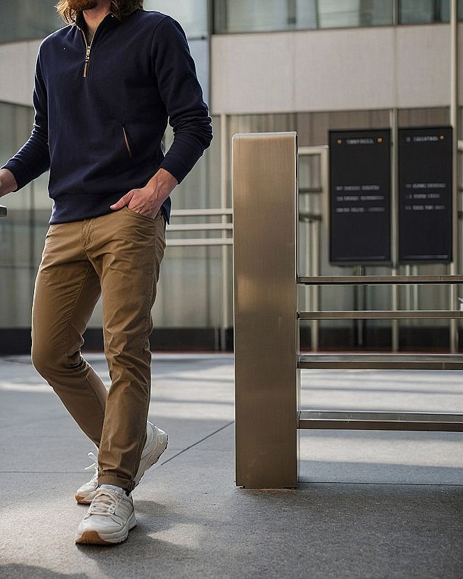 Styling a Quarter Zip Sweater for Modern Office Wear