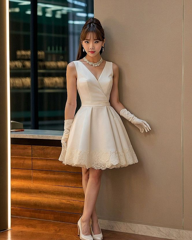 Styling a Vintage Inspired A Line Dress for Spring Celebrations
