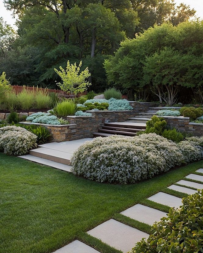 Designing Tiered Retaining Walls Around Your Sunken Patio