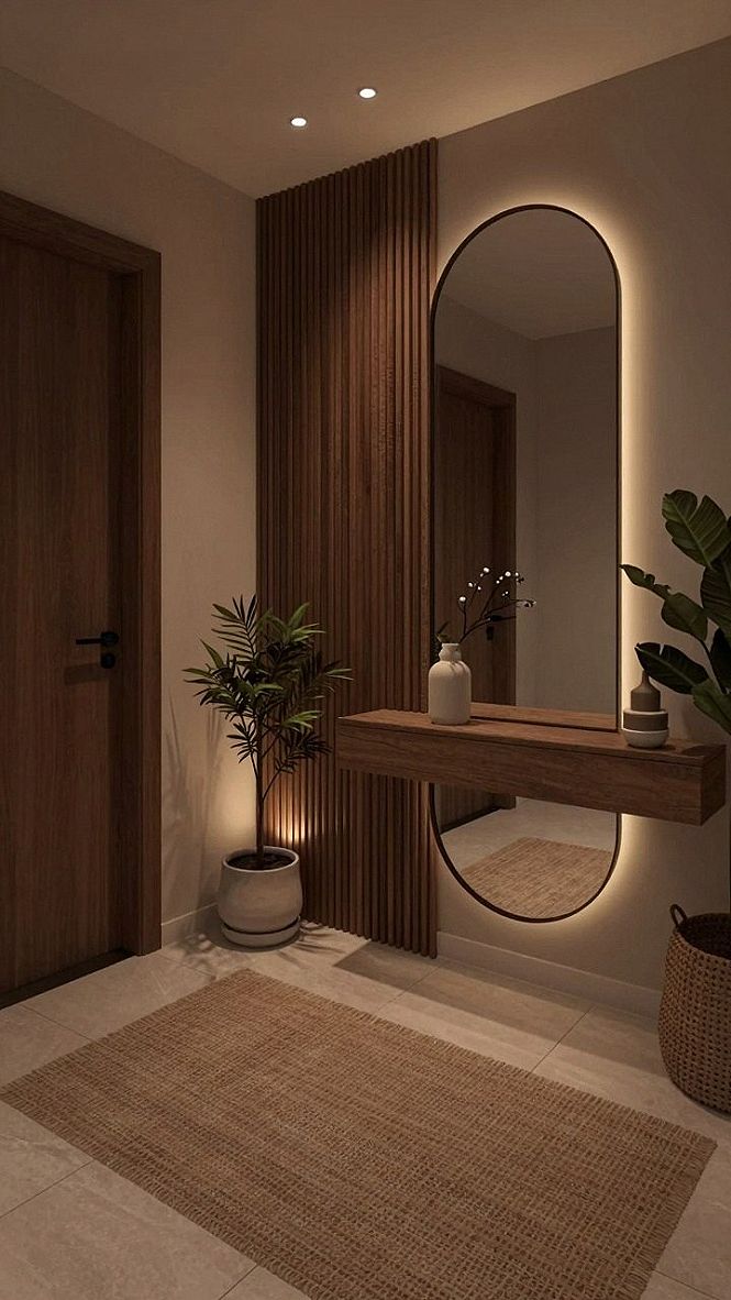 Creating Functional Zones With Fluted Wood Wall Panels