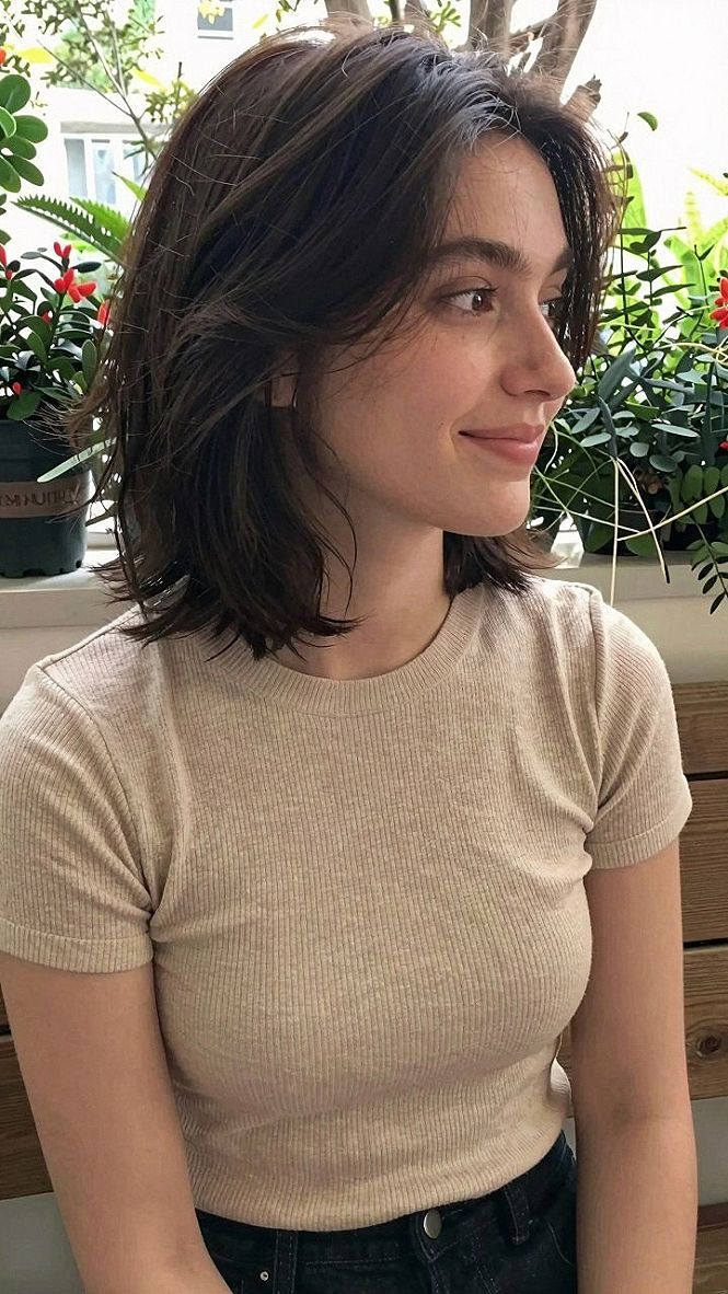 The Messy Textured Bob With Soft Layers