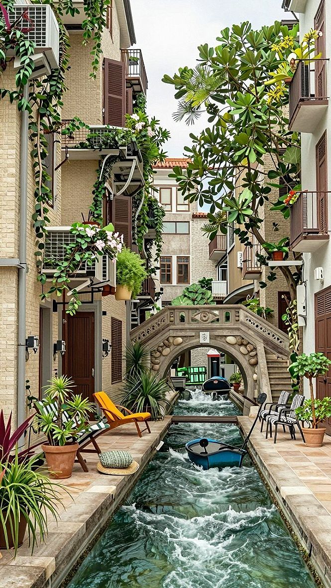 Why Urban Canal Wallpapers Bring Calm to Your Screen