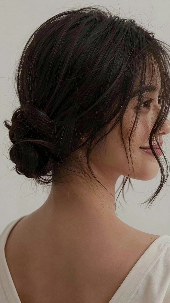 Creating a Soft Messy Side Bun for Modern Weddings