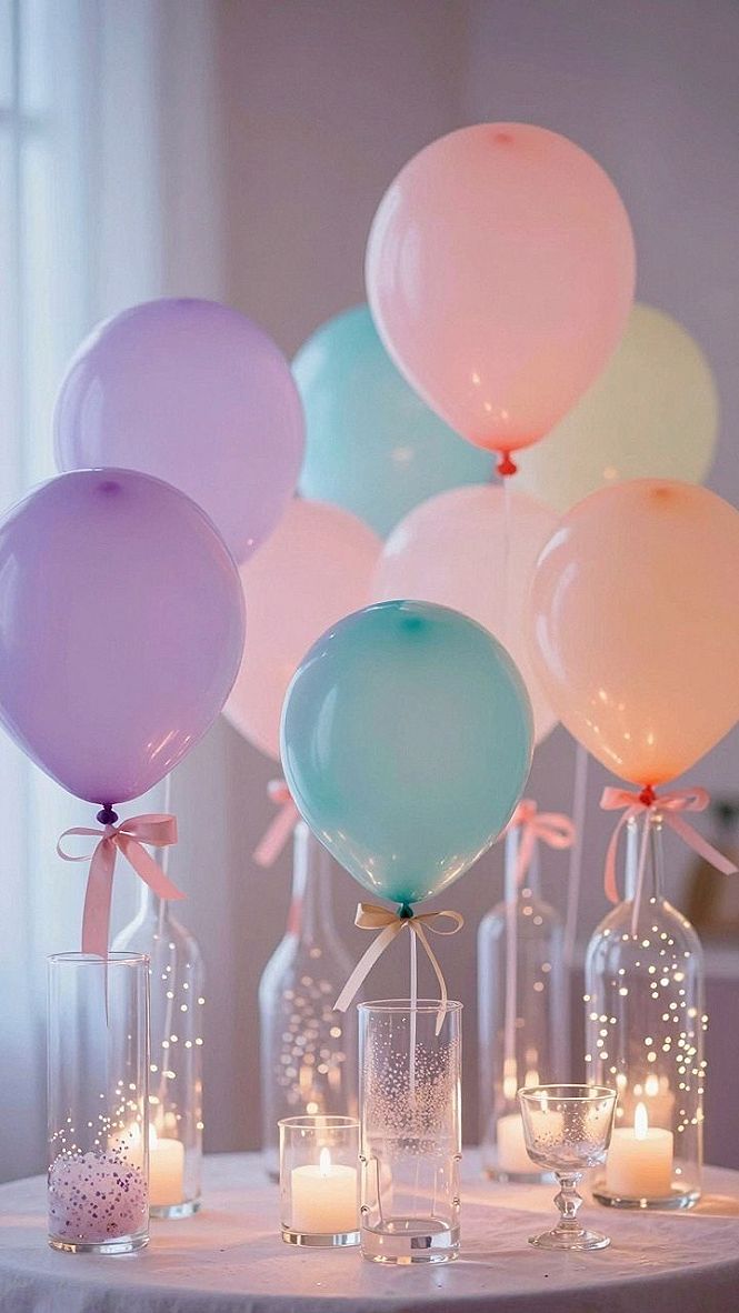 Adding Festive Balloons to Present Displays