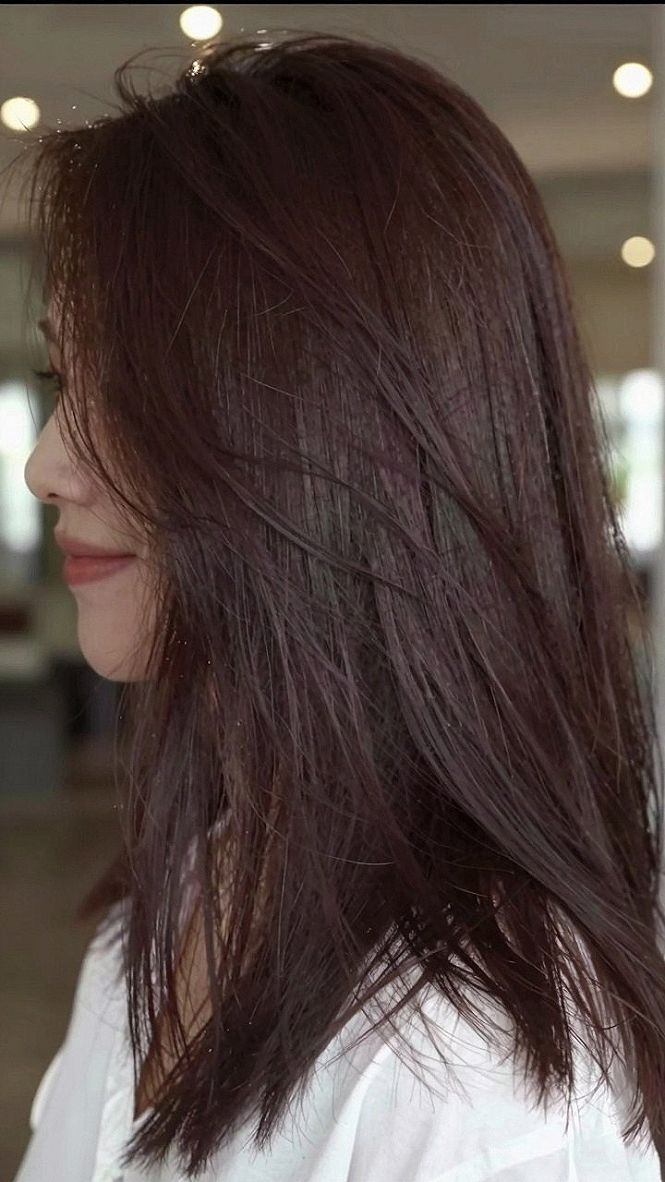 Rich Chocolate Tones for Long Textured Hair