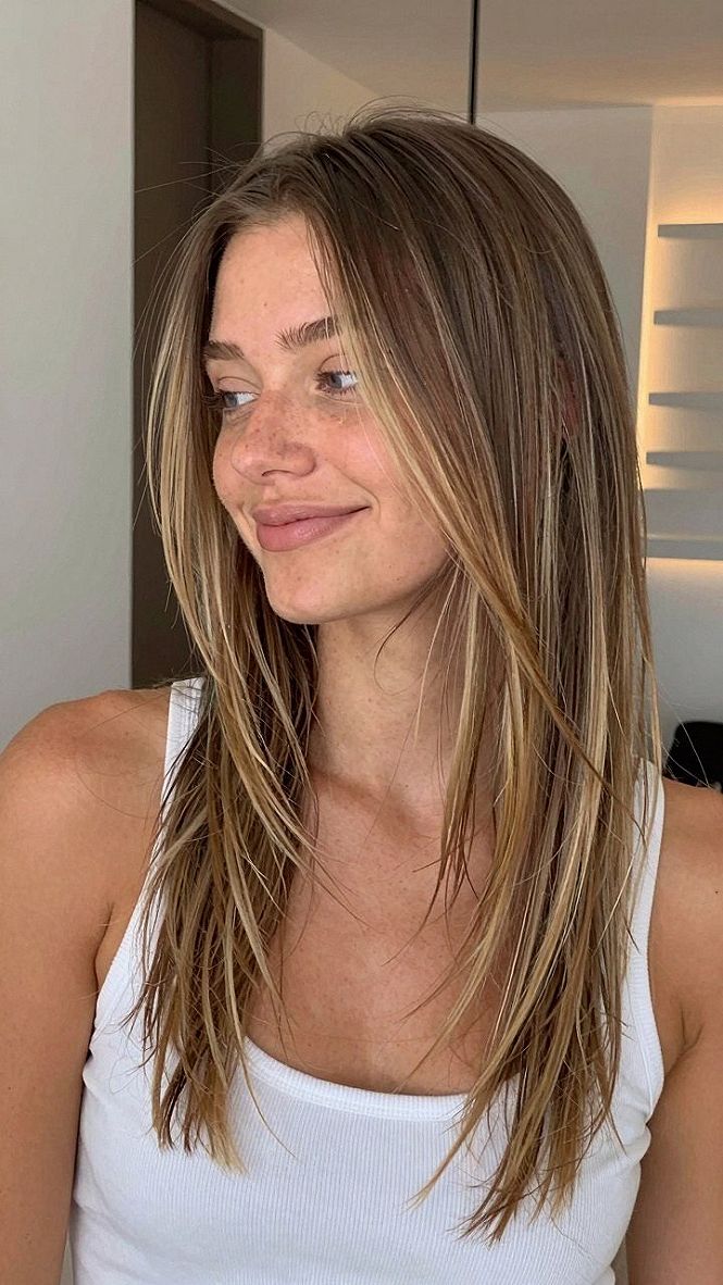Boosting Volume with Subtle Highlights on Cool Tone Brown Hair