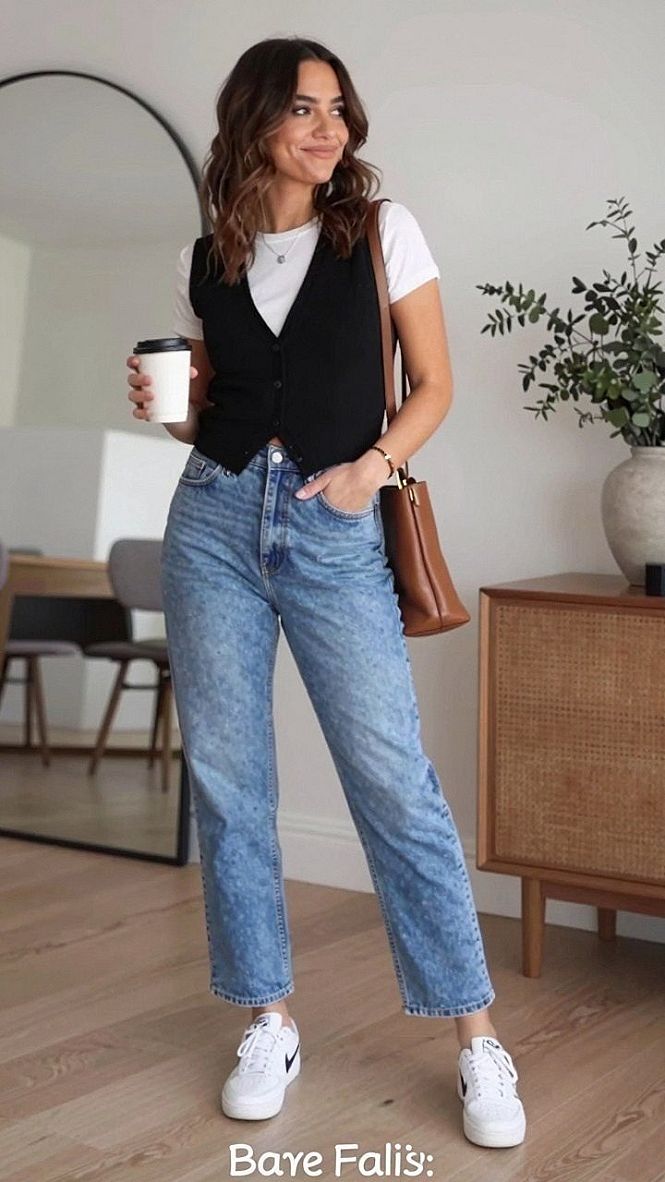 Pairing a Tailored Vest with Casual Denim