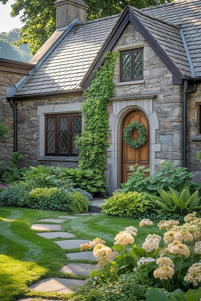 Dream House with Garden: A Cute Old Houses Exterior Masterpiece