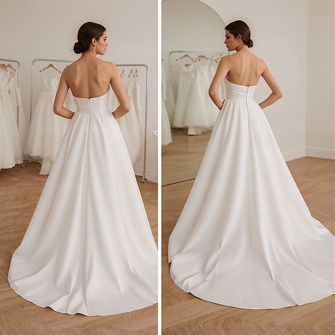 Ballroom vs. Flat Bustle: Finding Your Perfect Bridal Gown Fit