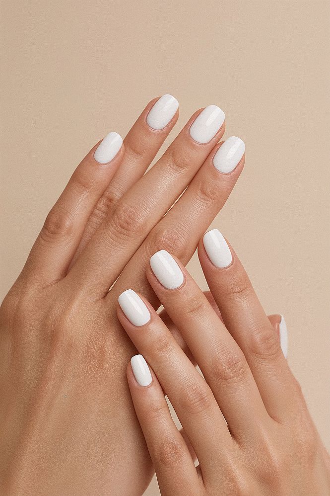 Milky Nails with Chrome: The Top Clean Look for 2024