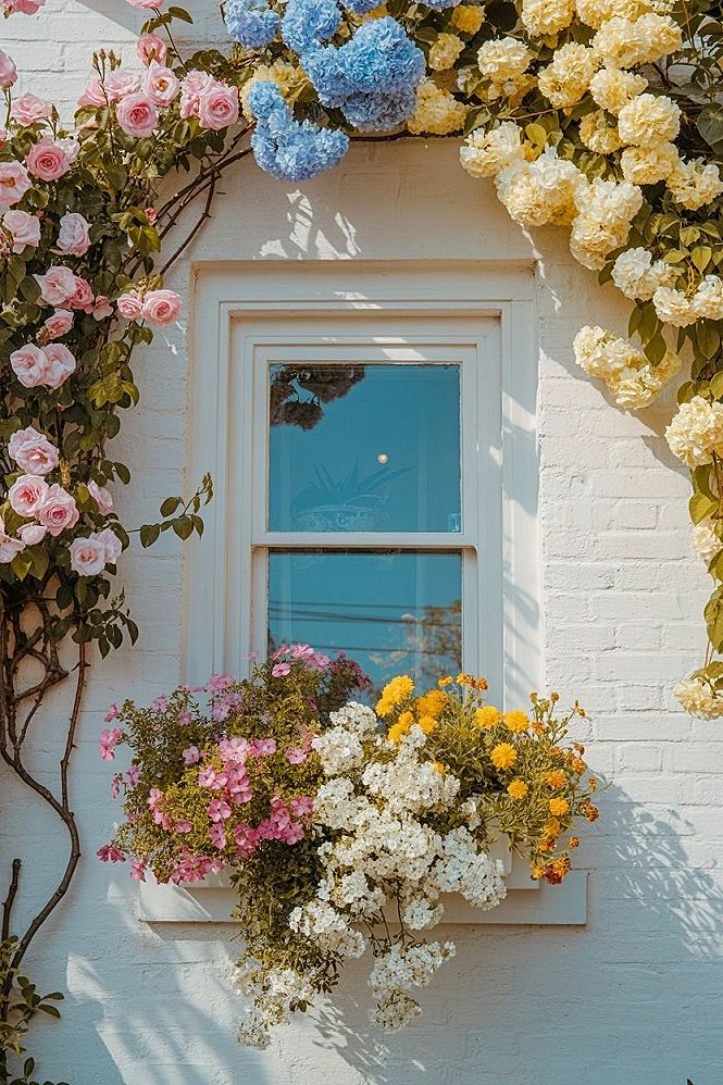 Cottage Garden Charm: Vibrant Floral Architecture for Your Home