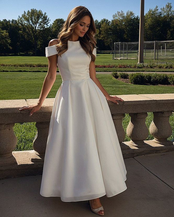 Sharp Off-the-Shoulder Design