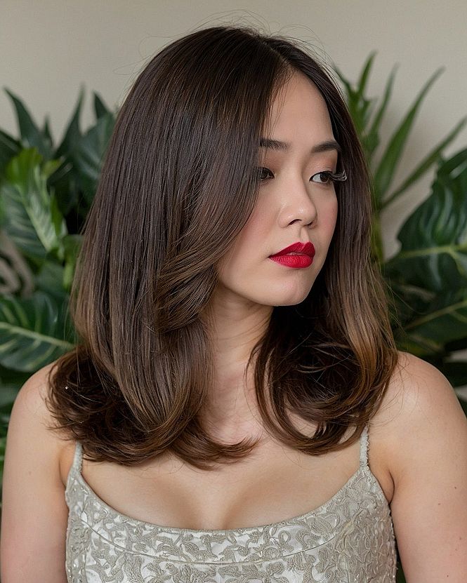 Delicate beadwork on a pale gold camisole