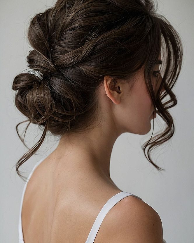 Twisted Crown and Loose Coil Updo