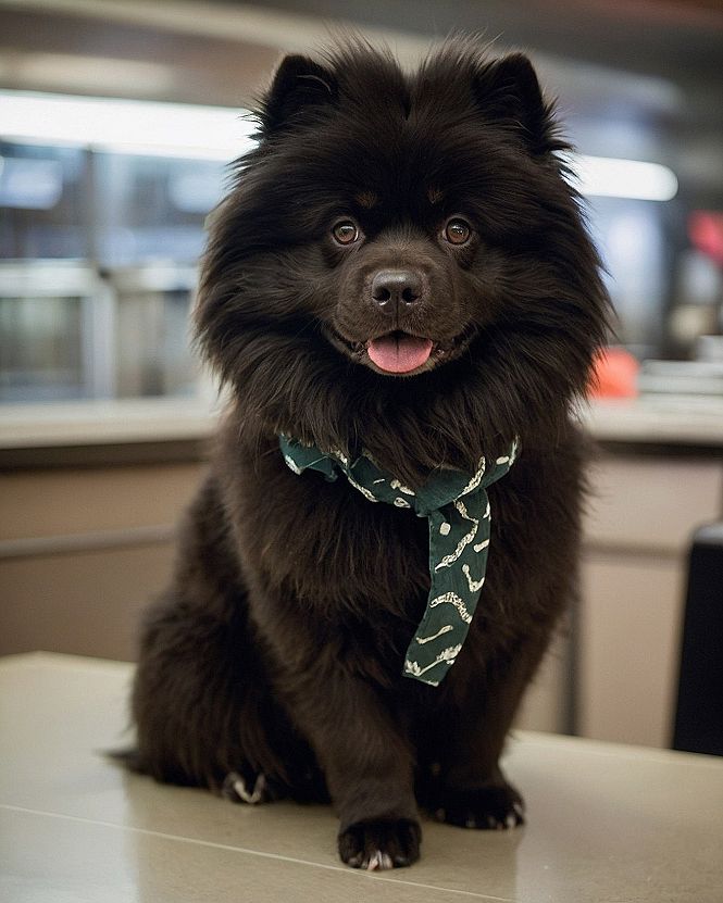 A Sophisticated Scarf Tied with Flair