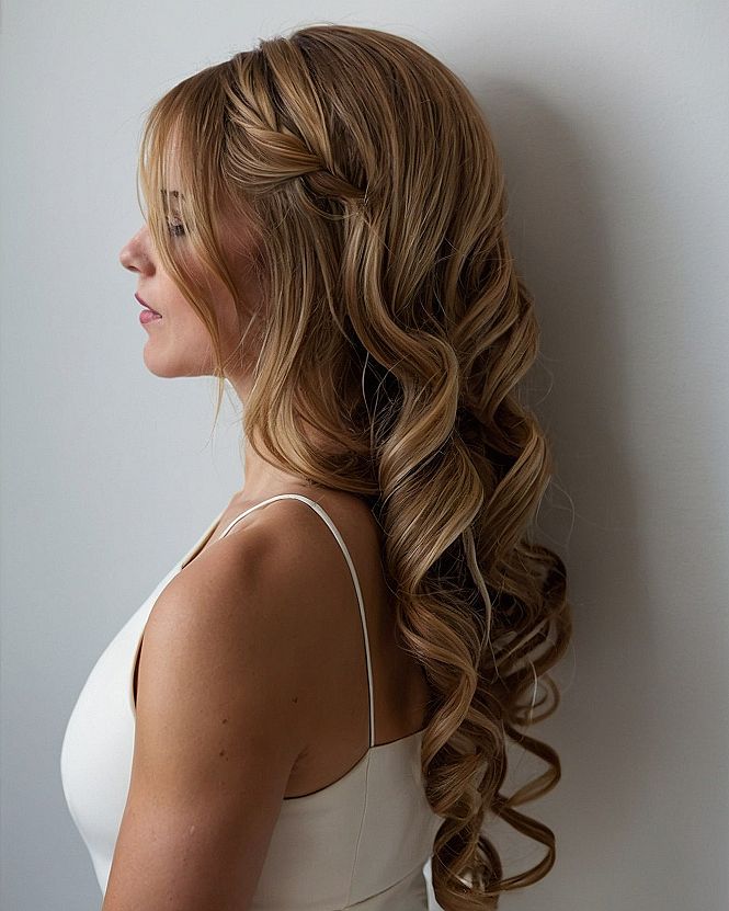Subtle Side Braid with Cascading Waves